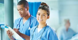 Doctor with a patient