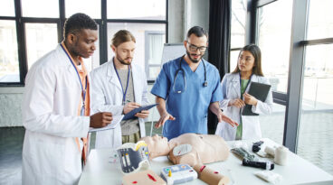 Online healthcare training