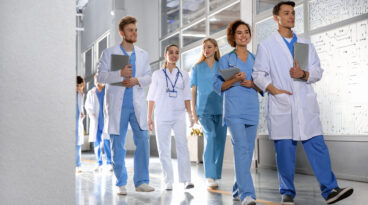 healthcare team of professionals